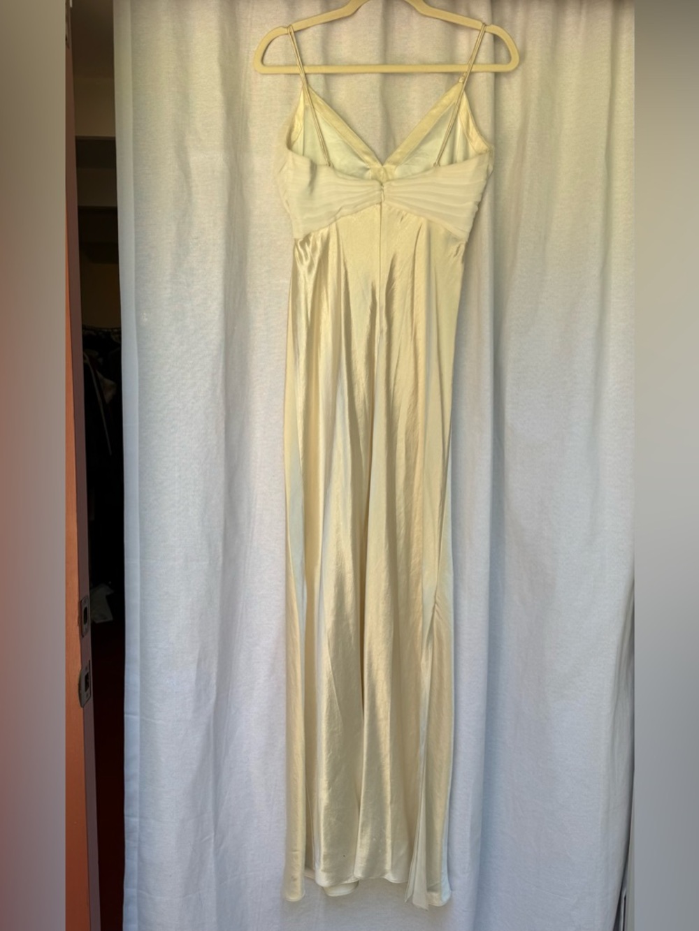 Frame Denim Ivory Satin Slip - Picture 6 of 6